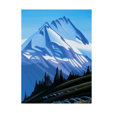Ron Parker 'The Mountain' Canvas Art,14x19